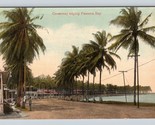 Causeway Edging Panama Bay Panama UNP DB Postcard L14 - $9.85