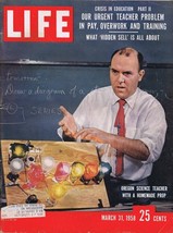 ORIGINAL Vintage Life Magazine March 31 1958 Oregon Science Teacher - £15.50 GBP