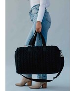 Cable Knit Duffle Bag - Black - £62.65 GBP