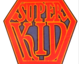Vintage Neon Iron on Heat Transfer Super Kid 8&quot; x 8&quot; - $8.86