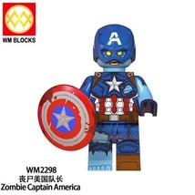 Marvel Zombie Captain America WM2298 Custom Minifigures - £1.68 GBP