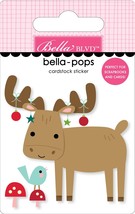 Merry Little Christmas Bella-Pops 3D Stickers-Merry Christmoose BB2836 - $16.82
