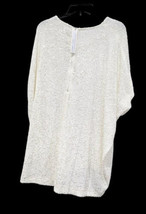NWT New Women Size 2 Saks Fifth Avenue Wingate White Sequin Top Orig. $995.00 image 2