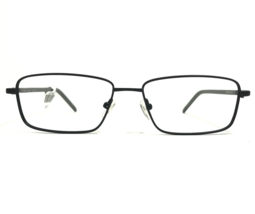 Technolite Flex Eyeglasses Frames TLF 7000 BLACK Gray Rectangular 54-16-145 - £72.87 GBP
