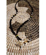 Handmade Beaded Necklace w/Pendant-14-15 in Model 6 - $14.01
