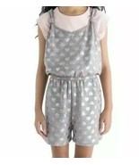 Blush by US Angels ~ 2-Pc. Set ~ Large (14/16) ~ Grey &amp; Pink Romper &amp; T-... - $42.10 CAD