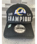 New Era Los Angeles Rams Super Bowl LVI Champions 9FORTY Snapback Hat Ca... - £9.78 GBP