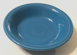 Fiesta Blue HLC USA Vintage 80s Fruit Dessert Lead Free Bowl Retired XXD... - £4.78 GBP