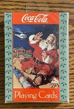 Vintage 1992 Coca-Cola Santa Claus Christmas Playing Cards Holiday&#39;s Deck - $9.49