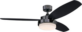 Westinghouse Lighting 7220300 Alloy Led Ceiling Fan, 52 Inch, Gun Metal - £237.47 GBP