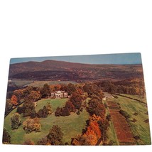 Postcard Monticello The Home Of Thomas Jefferson Charlottesville VA Aeri... - $4.84
