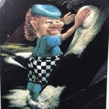 VTG 1981 Cat Daniels &quot;Golf Stinker&quot; Elf in Sand Trap #1350/1500 Print Signed - £14.92 GBP