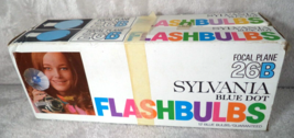 Vintage 2 Boxes Focal Plane 26B Sylvania 12 Blue Dot Flashbulbs New Old ... - $14.80