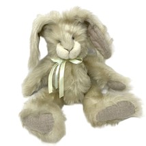 Mary Meyer Bunny Rabbit Plush Floppy Ear Long Hair 1998 Burlap Feet Ears... - $19.77
