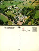 One(1) New York(NY) Fosterdale Aerial View of Recreation Farm Vintage Postcard - £7.48 GBP