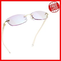 Elegant Rimless Blue Light Blocking Glasses for Women +1.00 Magnification - $676.17 MXN