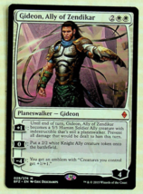 Gideon, Ally of Zendikar - Battle for Zendikar Edition -Magic The Gathering Card - £3.53 GBP