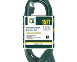 15 Ft Outdoor Extension Cord With 3 Electrical Power Outlets - 16/3 Sjtw... - $19.99