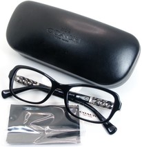 Nuevo Coach HC6075Q 5002 Negro/Plata Único Gafas Marco 50-18-135 - $96.08