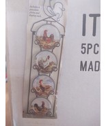 5PC Rooster Plate Rack Item# 38143 - Brand New - $126.13