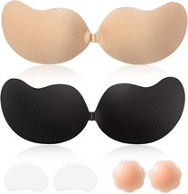 Sticky Bra Backless Adhesive Strapless Invisible Push Up Stick on Bras  (Size:B) - £12.93 GBP