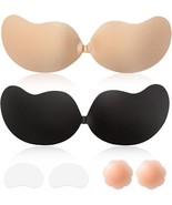 Sticky Bra Backless Adhesive Strapless Invisible Push Up Stick on Bras  ... - £12.93 GBP