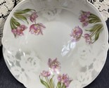 Vintage ANTIQUE BAVARIA GERMANY HAND PAINTED  9 Inch Serving Bowl P.F.S.A. - $11.88