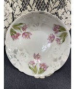 Vintage ANTIQUE BAVARIA GERMANY HAND PAINTED  9 Inch Serving Bowl P.F.S.A. - £9.46 GBP