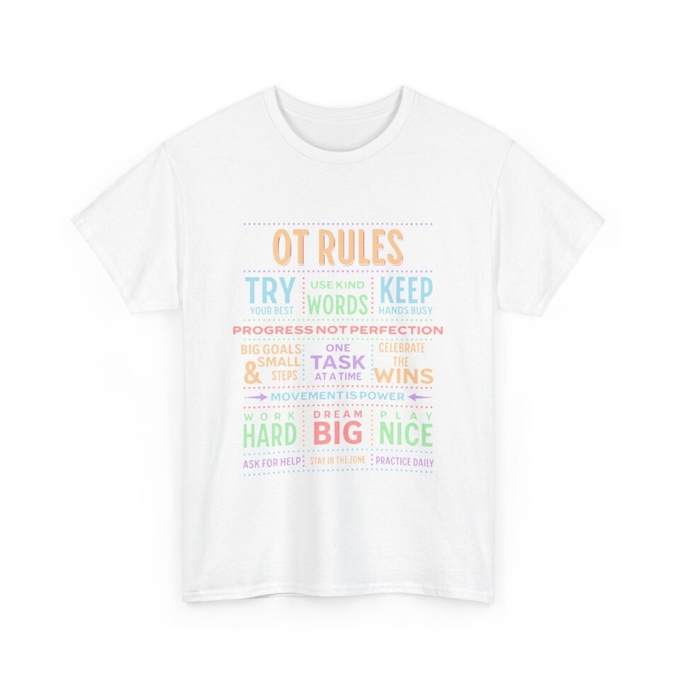 Occupational Therapy Shirt, OT Rules, Cota shirt, OT Shirt, OTA Shirt Item image 7
