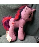 New My Little Pony Twilight Sparkle Large Plush 18&quot; Purple Pink Unicorn ... - £14.89 GBP