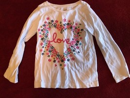Carter's Girls Long Sleeve T-Shirt size 4t - £2.39 GBP