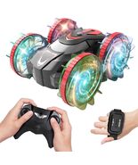 2 In 1 Amphibious RC Car Waterproof Stunt Car with Wrist Controller 4WD ... - $687.08 MXN