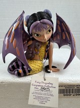 Rare VTG Hamilton Collection Fiery Dragonfly Rae Fairy Figurine # 0990A COA - $70.13