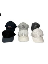 Travis Mathew Hat Lot 6 PRE OWNED 4 snapback 1 fitted L/XL 1 fitted S/M ... - $80.00