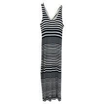 Banana Republic Maxi dress Small striped knit tank top criss cross lined... - $15.84