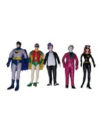 Batman Classic Bendable Batman, Joker, Catwoman, Robin Figure lot of 5-N... - $39.20