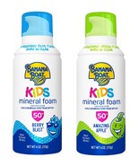 Banana Boat Kids Mineral Foam Sunscreen 4 oz Berry Blast / Amazing Apple - $13.66 CAD