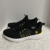 U.S. Polo Assn. Club Athletic Shoe Black | CLUB BLK YLW Size 10.5 - $441.26 MXN