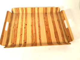 Great Mid-Century Faux Bamboo Serving Tray, 1950s -60s, 22&quot; x 16&quot; - £23.36 GBP