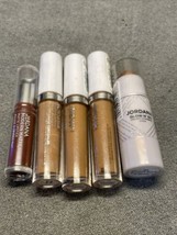 Lot of 5 Jordana Makeup Cosmetics Strobing Concealer Lipstick KG - $19.80