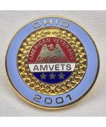 AMVETS Ohio Pin USA Veterans 2001 - $11.95