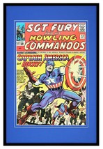 Sgt Fury #13 Captain America Marvel Framed 12x18 Official Repro Cover Di... - $49.49