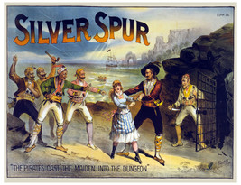 5844.Silver spur The pirates 18x24 Poster.House Home room interior design wall a - £22.73 GBP