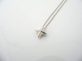 Tiffany &amp; Co Silver Peretti Sirius Star Necklace Pendant Chain Charm Gift Love - £279.03 GBP