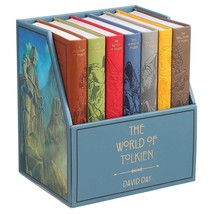 The World Of Tolkien: 7 Book Box Set David Day Jrr Tolkien Gift Fan For Him Her - £54.34 GBP