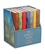 THE WORLD OF TOLKIEN: 7 BOOK BOX SET DAVID DAY JRR TOLKIEN GIFT FAN FOR ... - £53.34 GBP