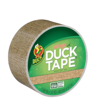 Duck Tape Branded Duct Tape, Beige Burlap, 1.88&quot; X 10 Yards - $7.95