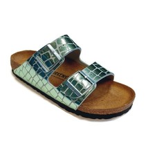 Birkenstock Arizona BS Sandals Womens Size 8-8.5 NARROW Gator Gleam Mineral - £104.33 GBP