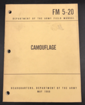 Vintage 1968 Army Camouflage Manual - £40.32 GBP