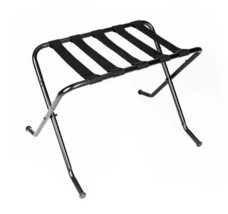 Luggage Rack Suitcase Stand Foldable Steel Frame for Hotel Bedroom Air BNB. Etc - £18.50 GBP